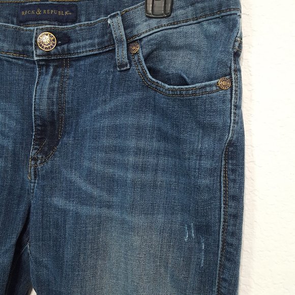 Rock Republic 5 Pockets Jean Sz 14 - Picture 5 of 8